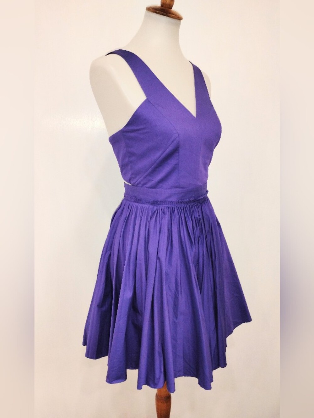 ROBERT RODRIGUEZ ROYAL PURPLE SUMMER FROCK
